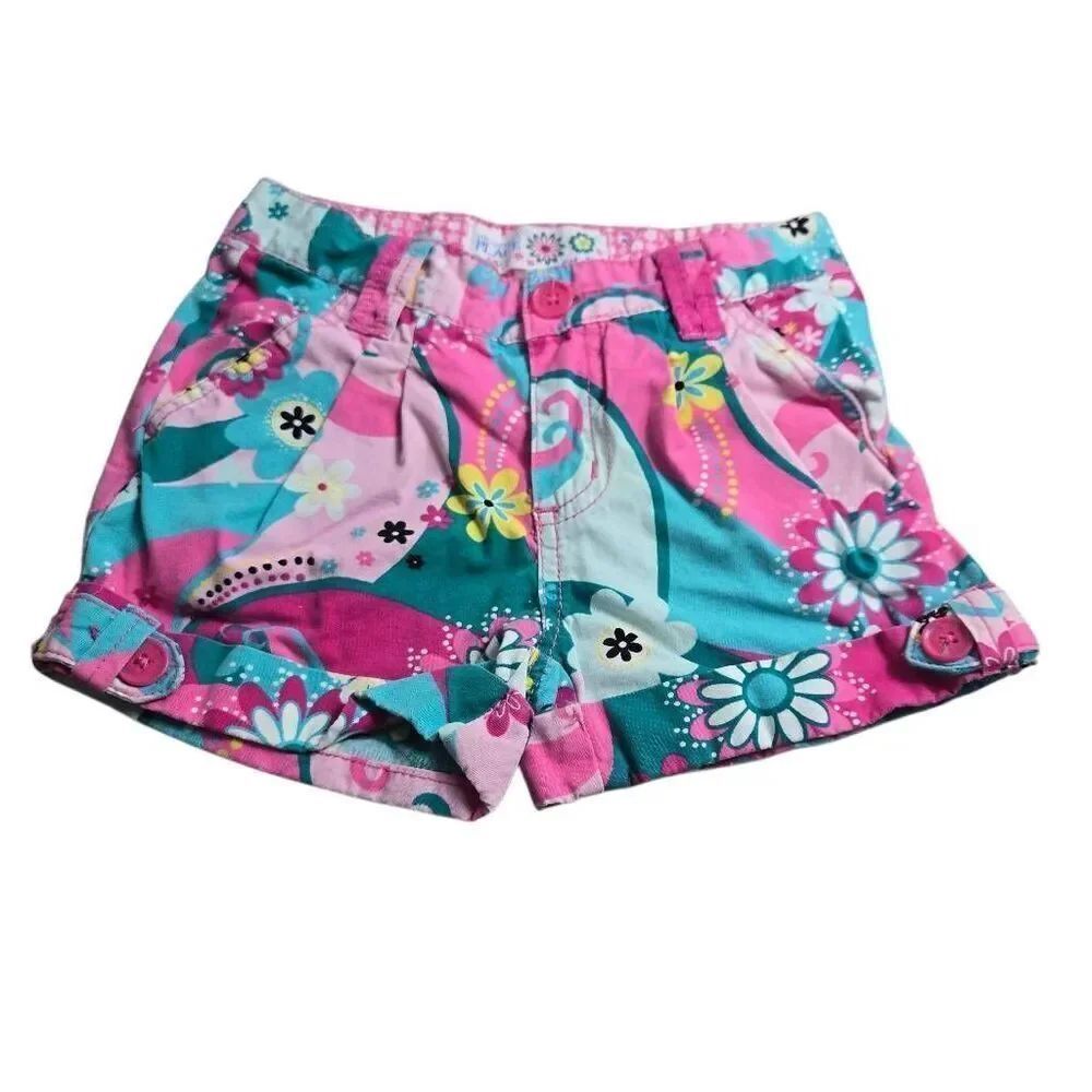 Children's Place floral shorts 6X/7